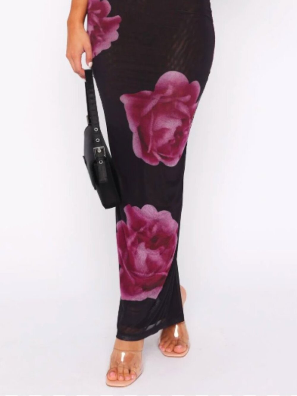 Things I Should Have Said Maxi Dress Midnight Peony - Picture 2 of 2